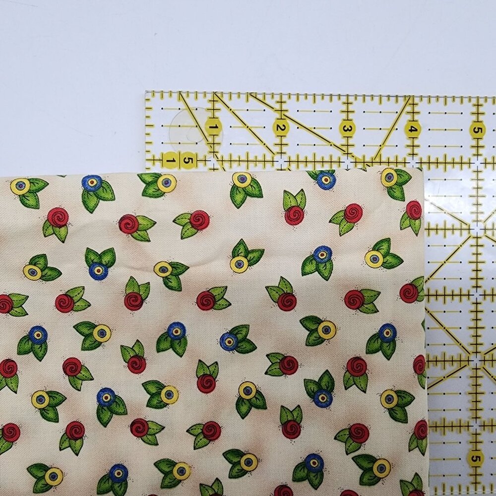 Quilting Craft Fabric Floral Sentimental Patchwork 3807 22"x18"